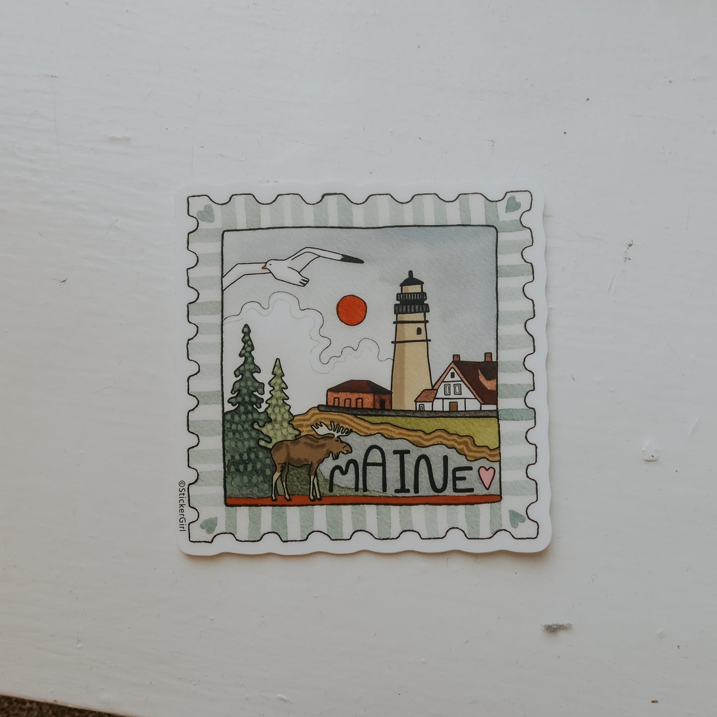 Maine Stamp