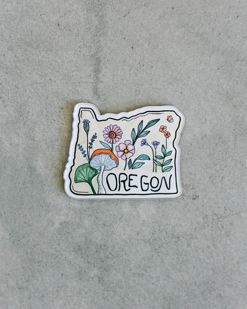 Wildflower Oregon Magnet