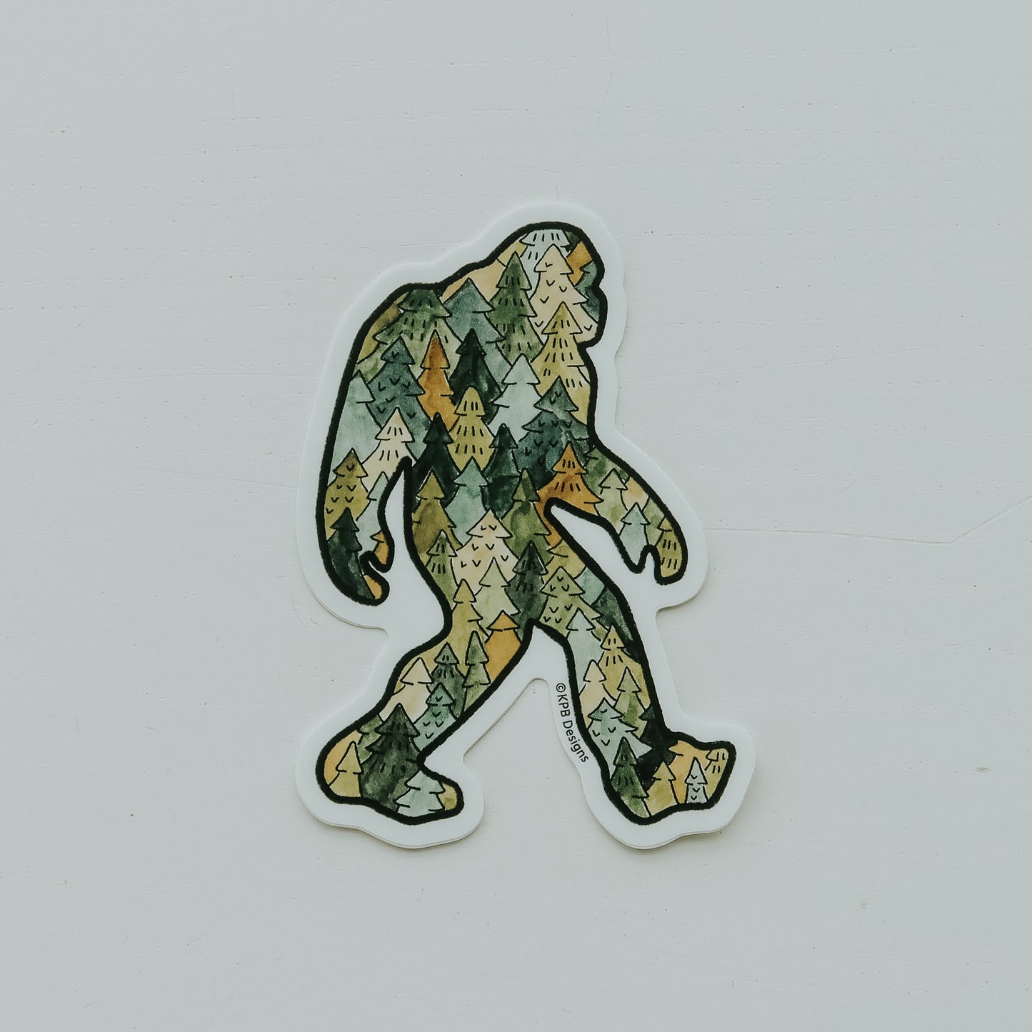Forest Sasquatch Sticker