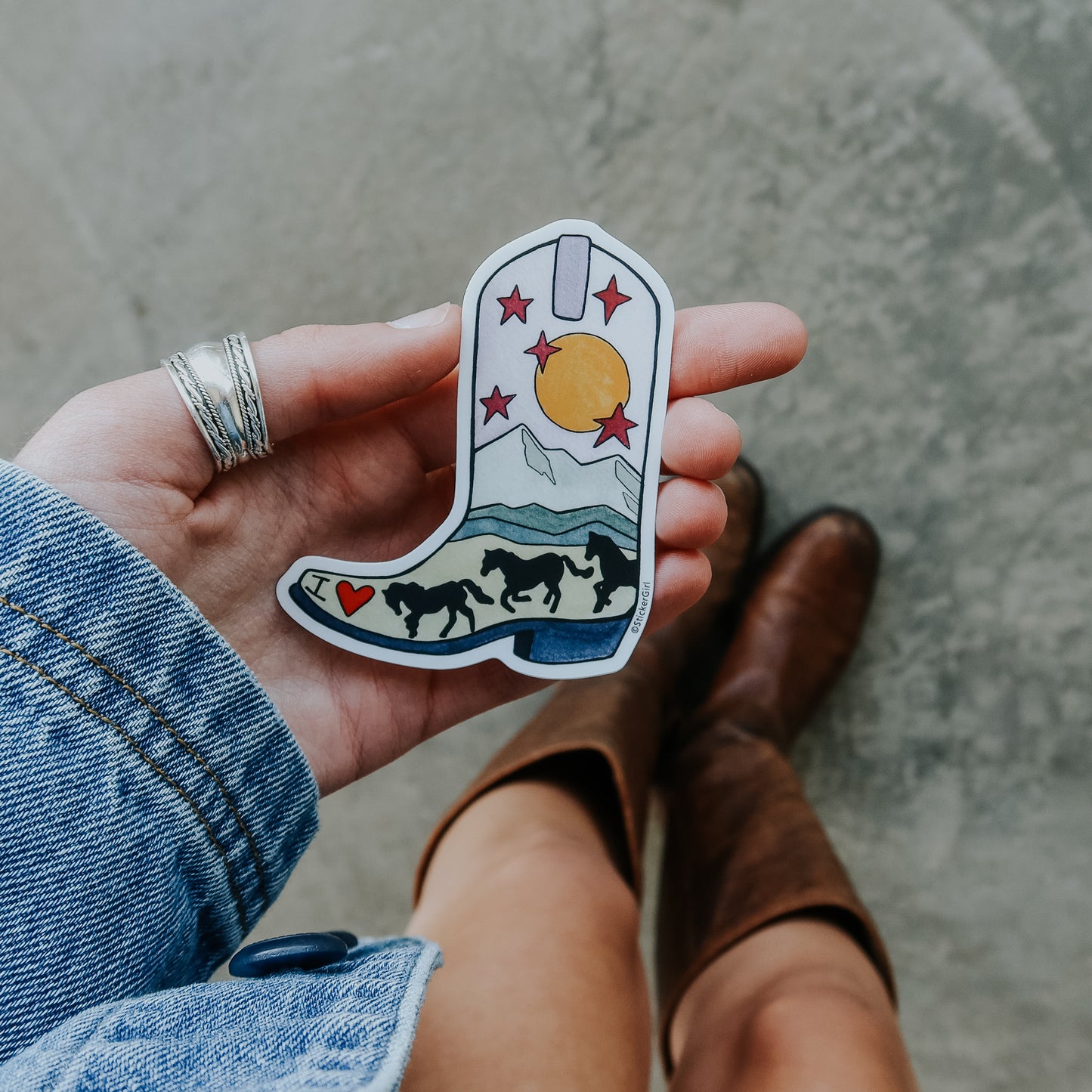 I Heart Horses Sticker