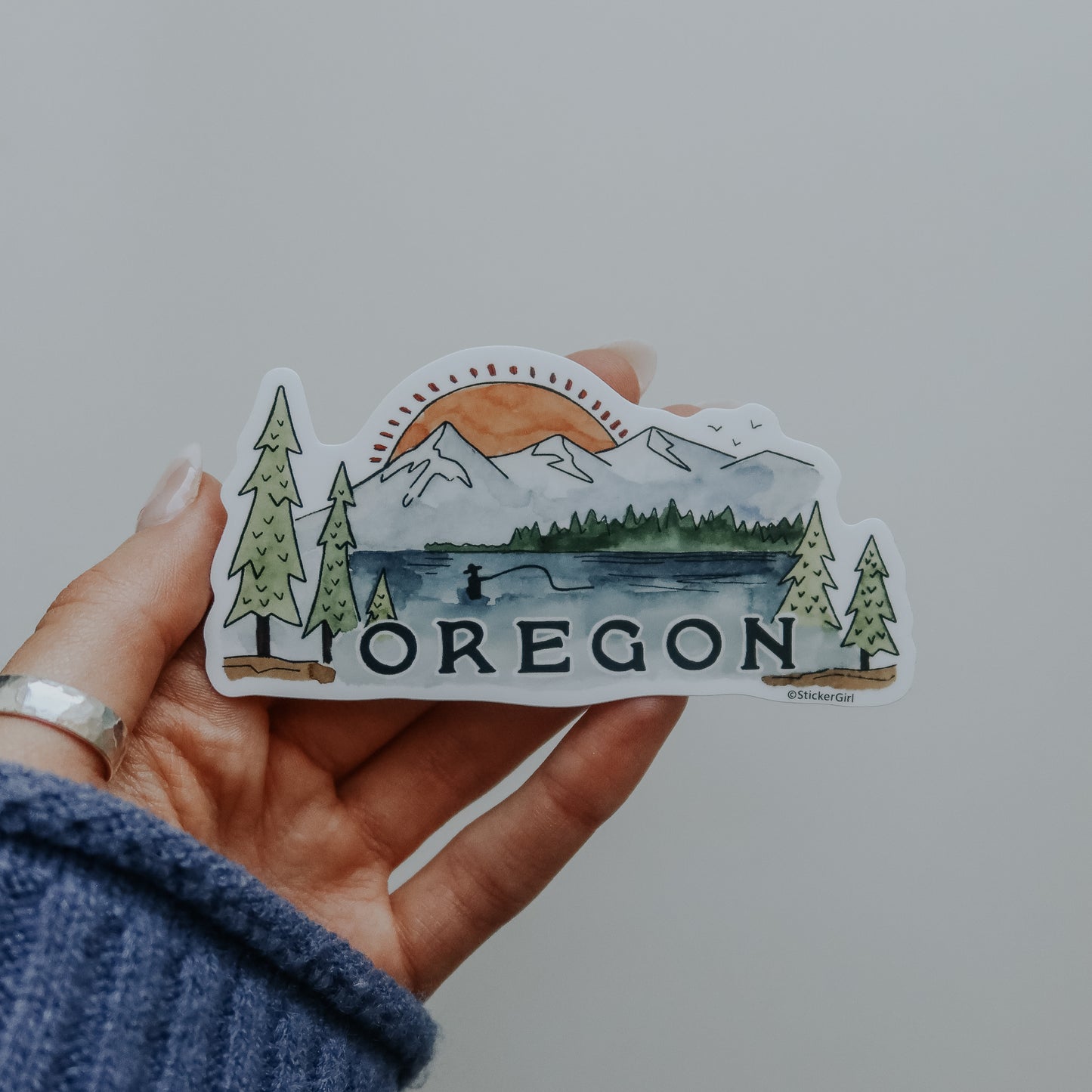 Fisher Oregon Mountain Scene