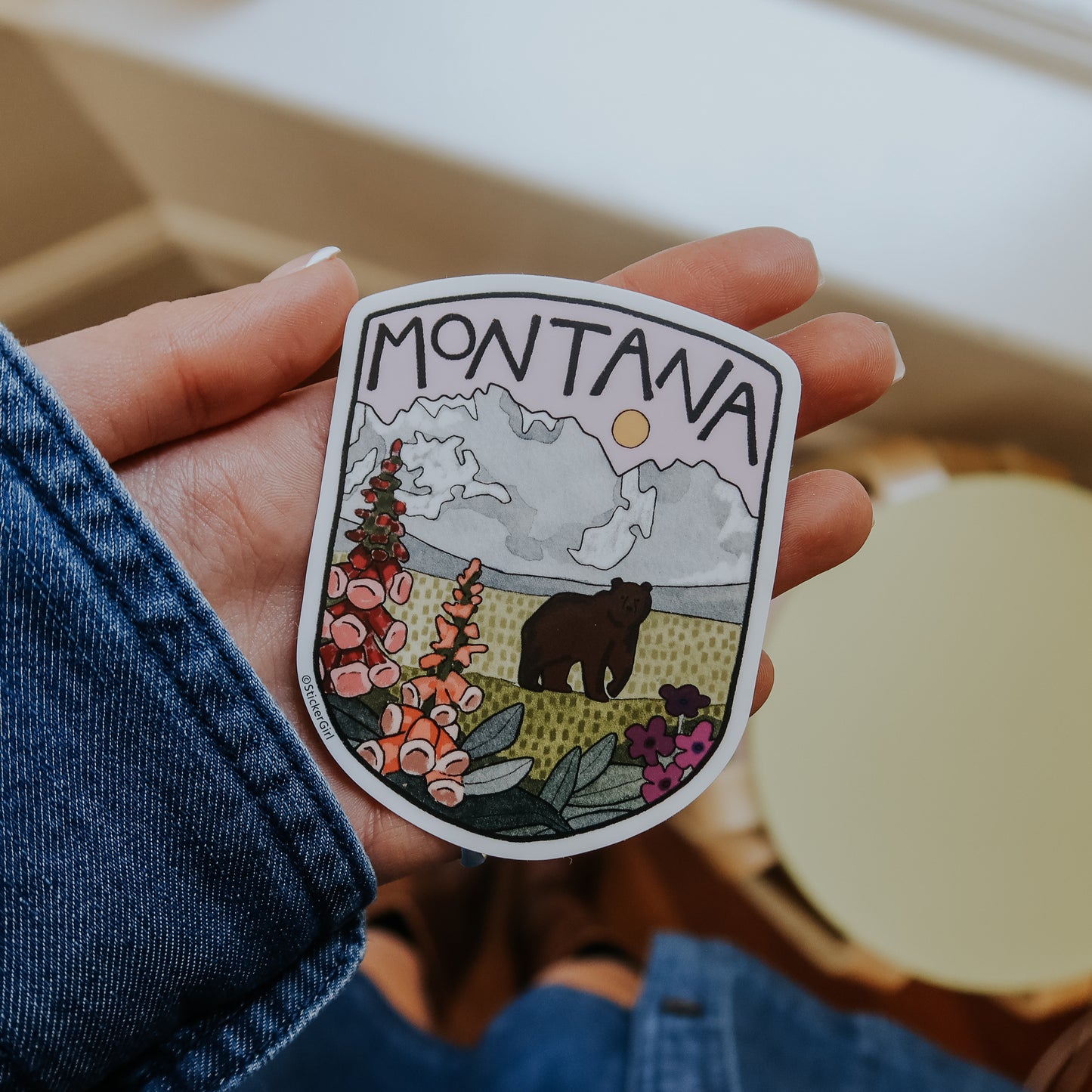 Montana Badge Vinyl Sticker