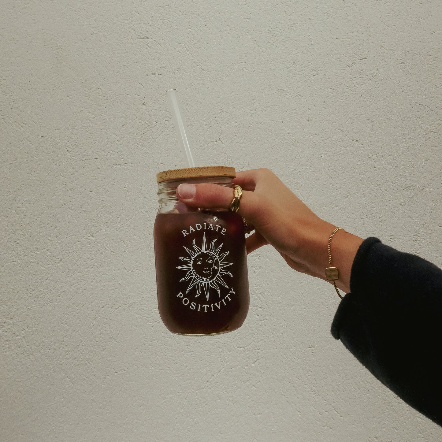 Radiate Drinking Jar