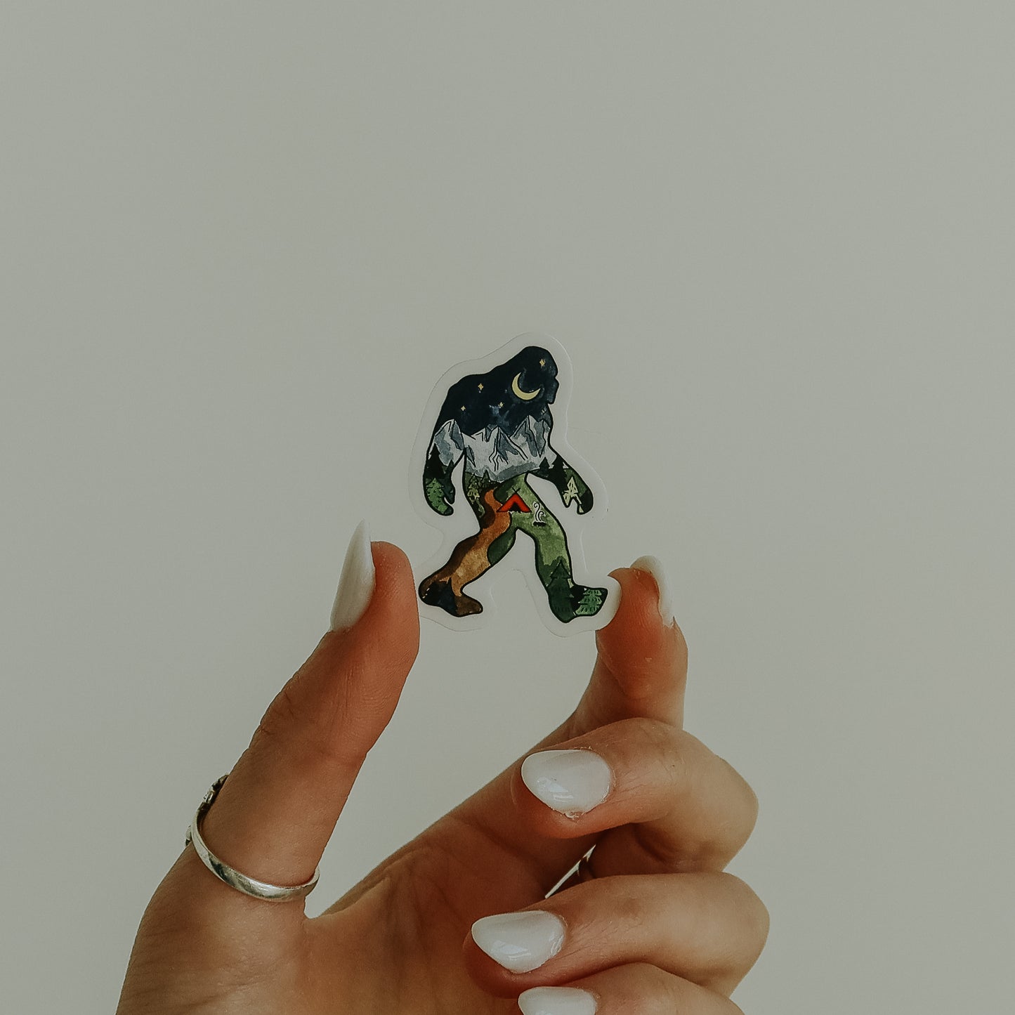 Night Sasquatch Mini Sticker