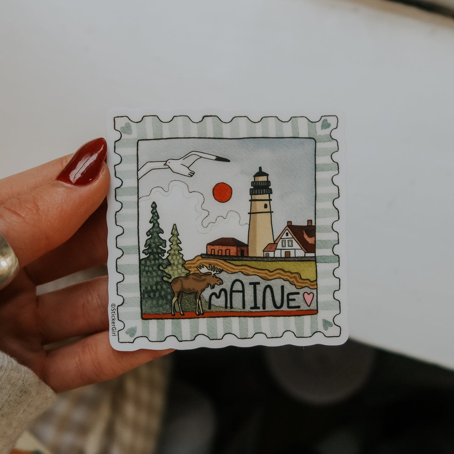 Maine Stamp