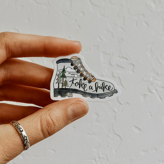 Hiking Boot Mini Sticker