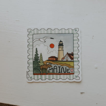 Maine Stamp