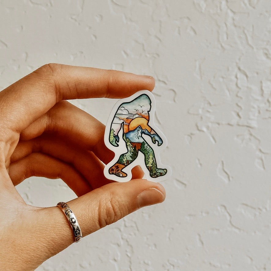 Sasquatch Mini Sticker