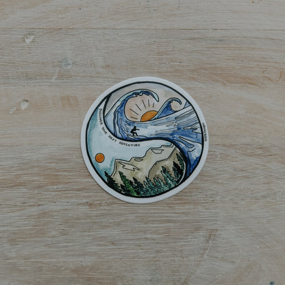 Yin Yang Sticker