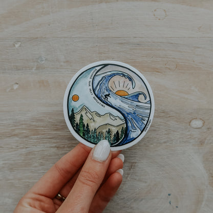 Yin Yang Sticker