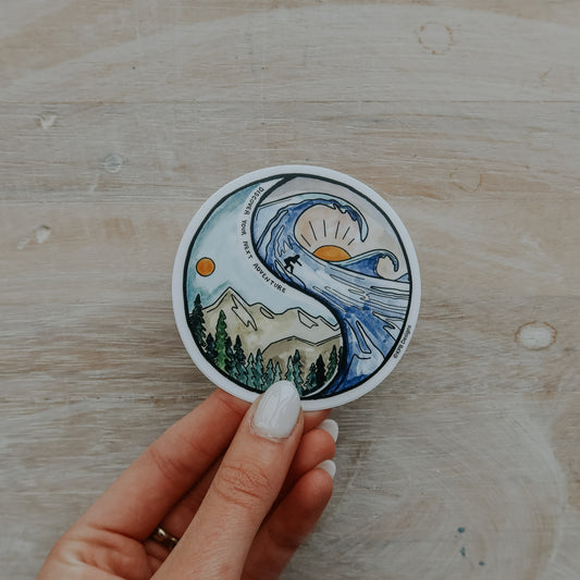 Yin Yang Sticker