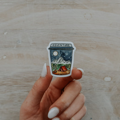 Adventure Cup Mini Sticker