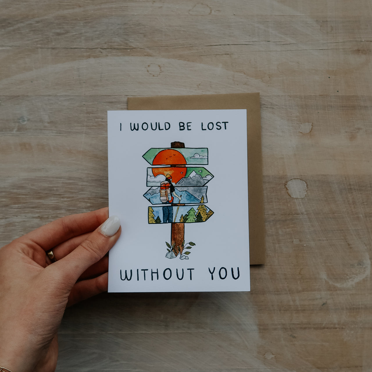 Lost Without You Card