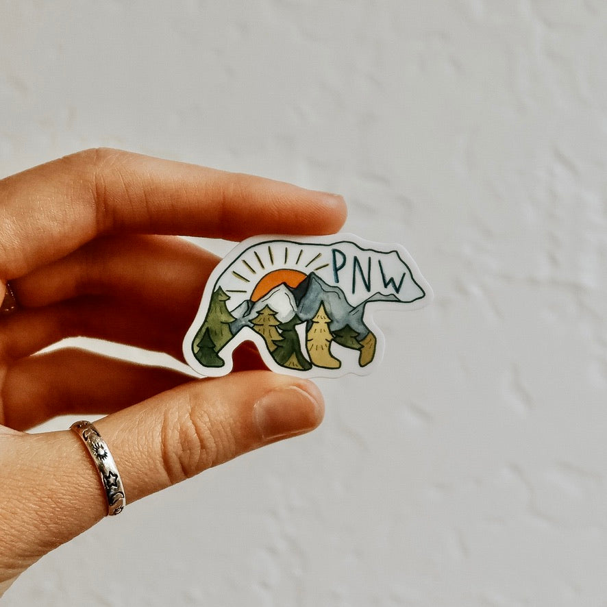 PNW Mini Sticker
