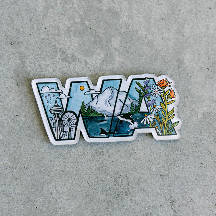 Washington Skyline Magnet