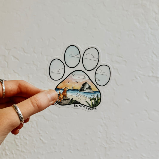 Beach Lover Sticker