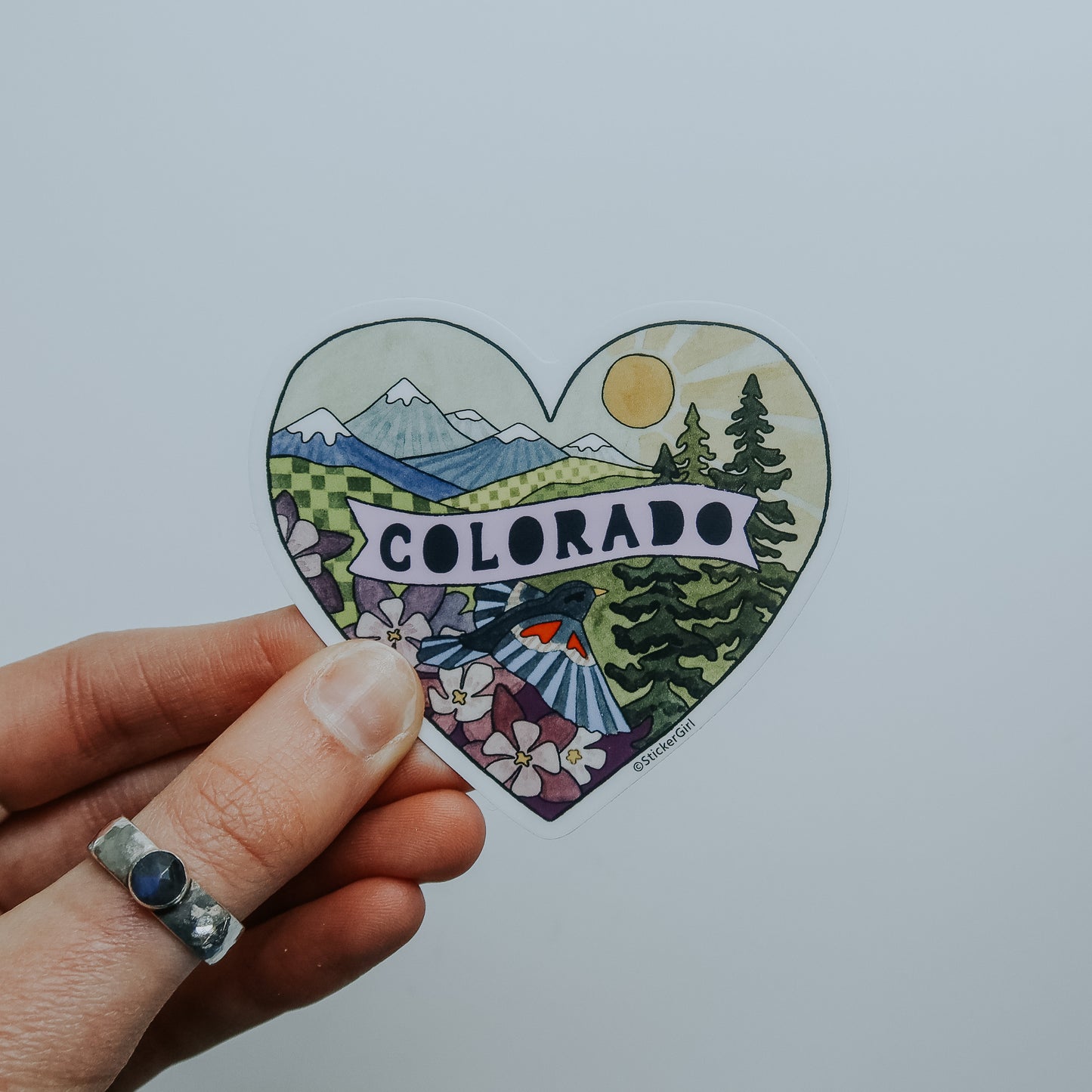 Colorado Heart Vinyl Sticker