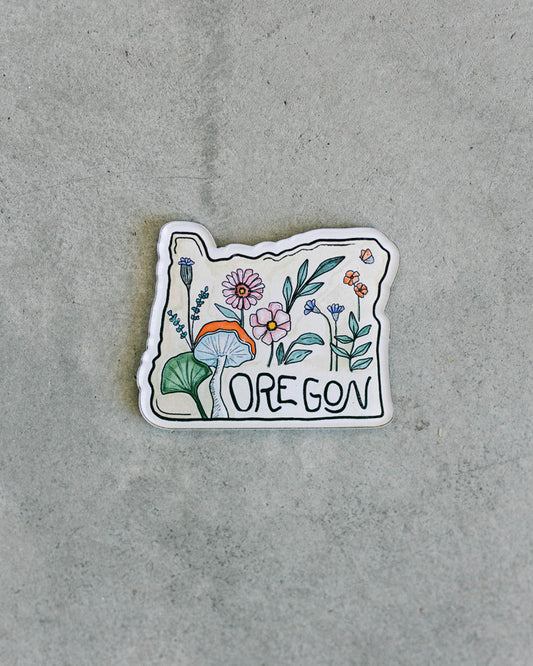 Wildflower Oregon Magnet