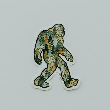Forest Sasquatch Sticker