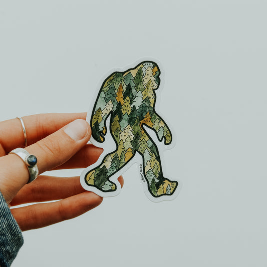 Forest Sasquatch Sticker