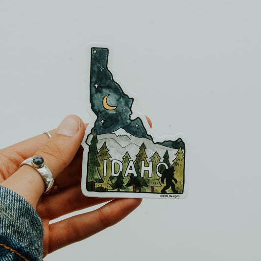 Idaho Sasquatch Sticker