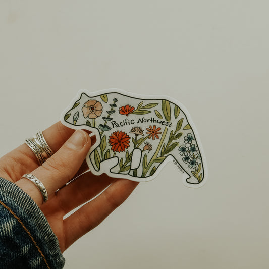 Flower PNW Bear