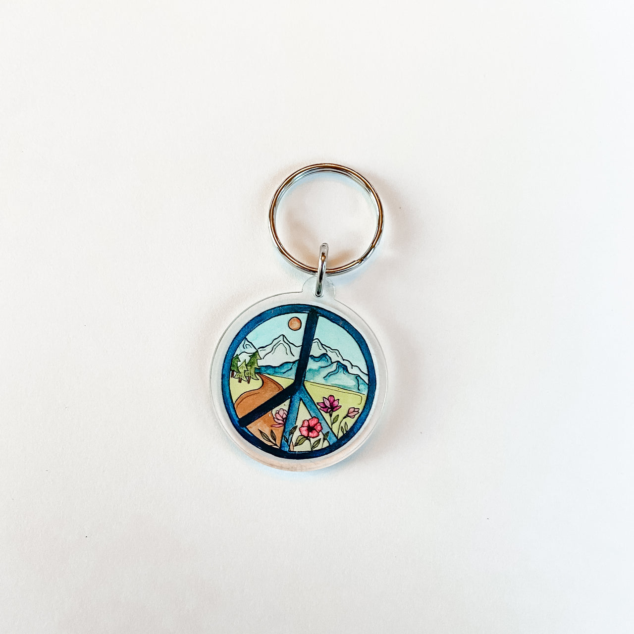 Peace Keychain