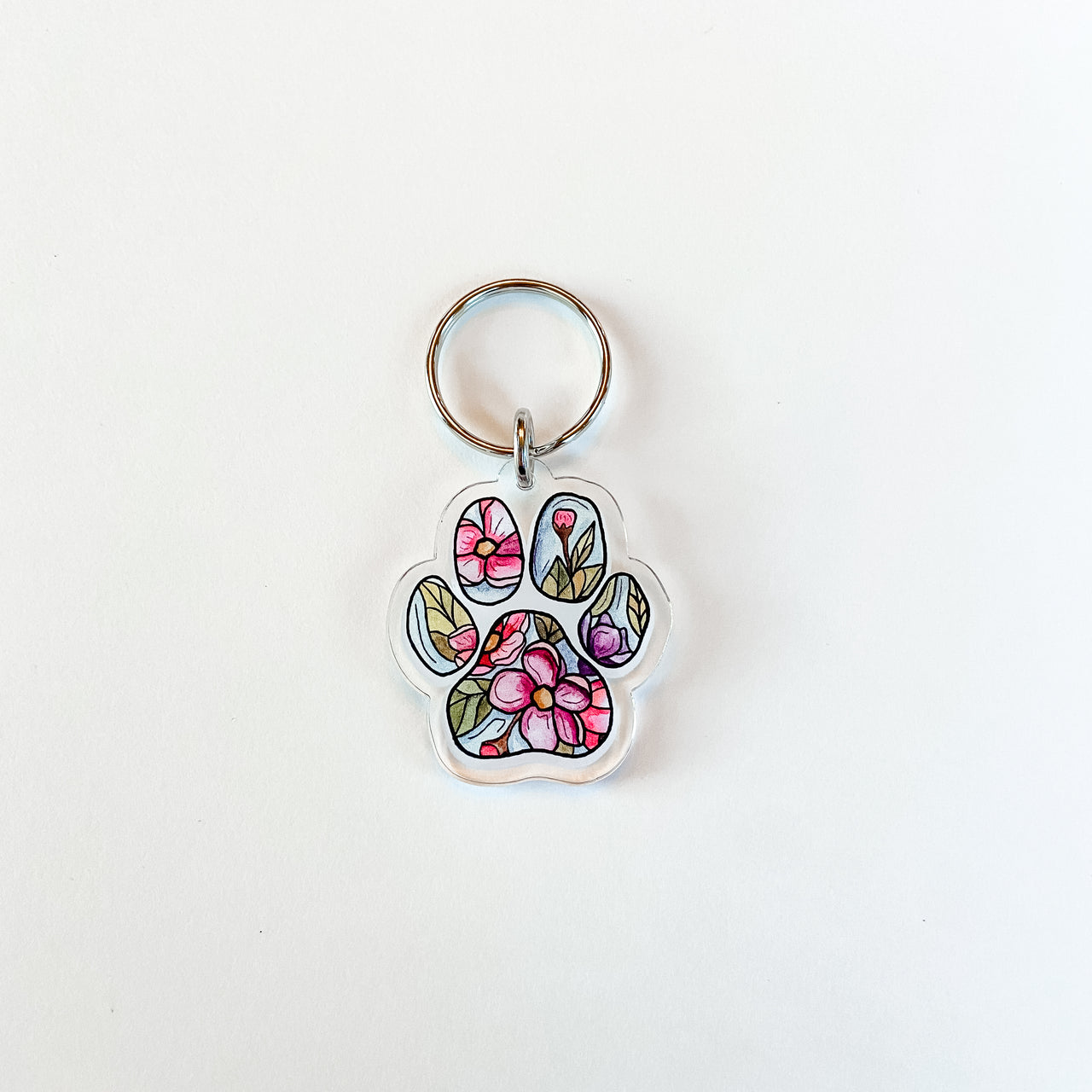 Flower Paw Keychain