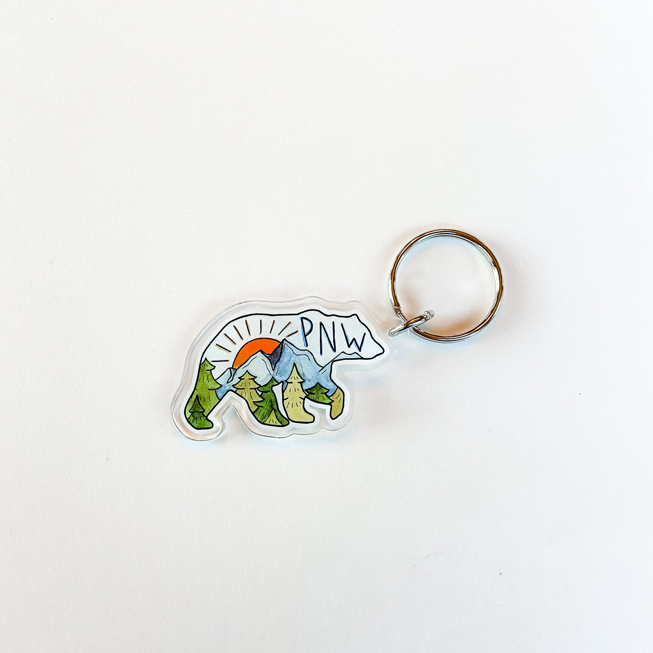 PNW Bear Keychain