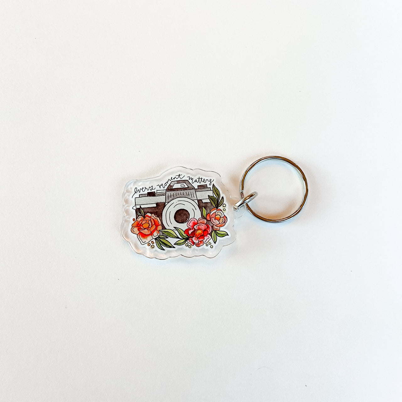 Flower Camera Keychain