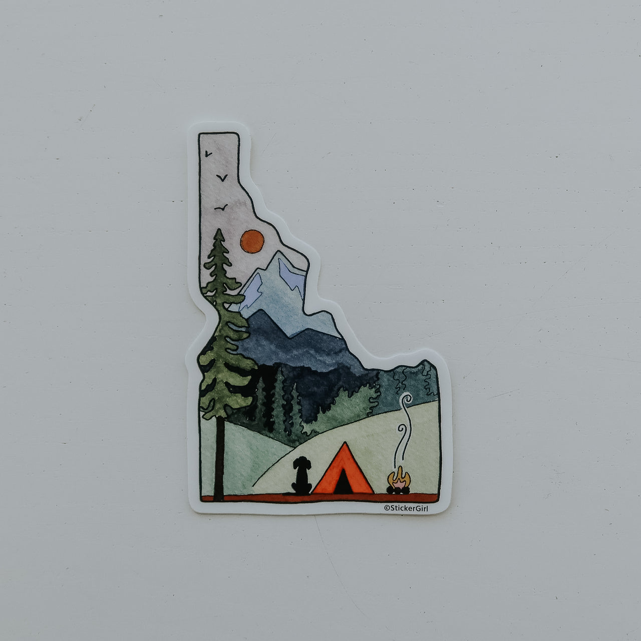 Idaho Camp Scene