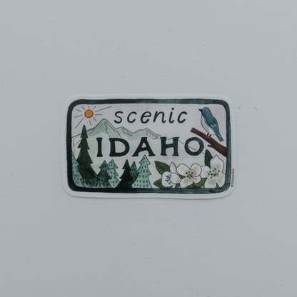 Scenic Idaho License Plate