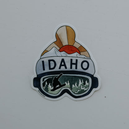 Idaho Goggles and Hat Sticker