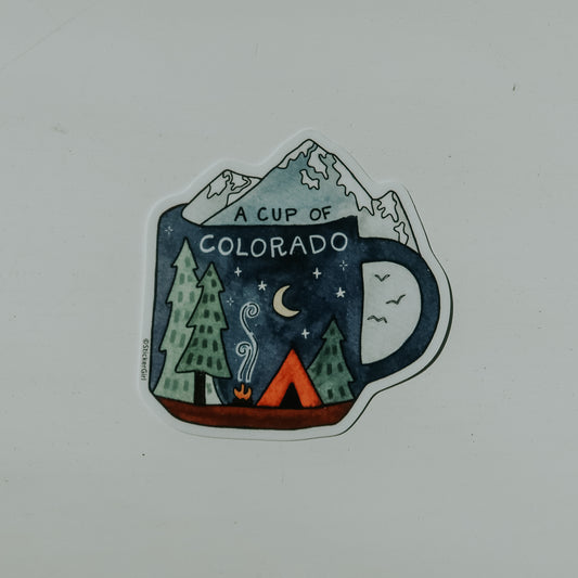 Cup of Colorado Sticker