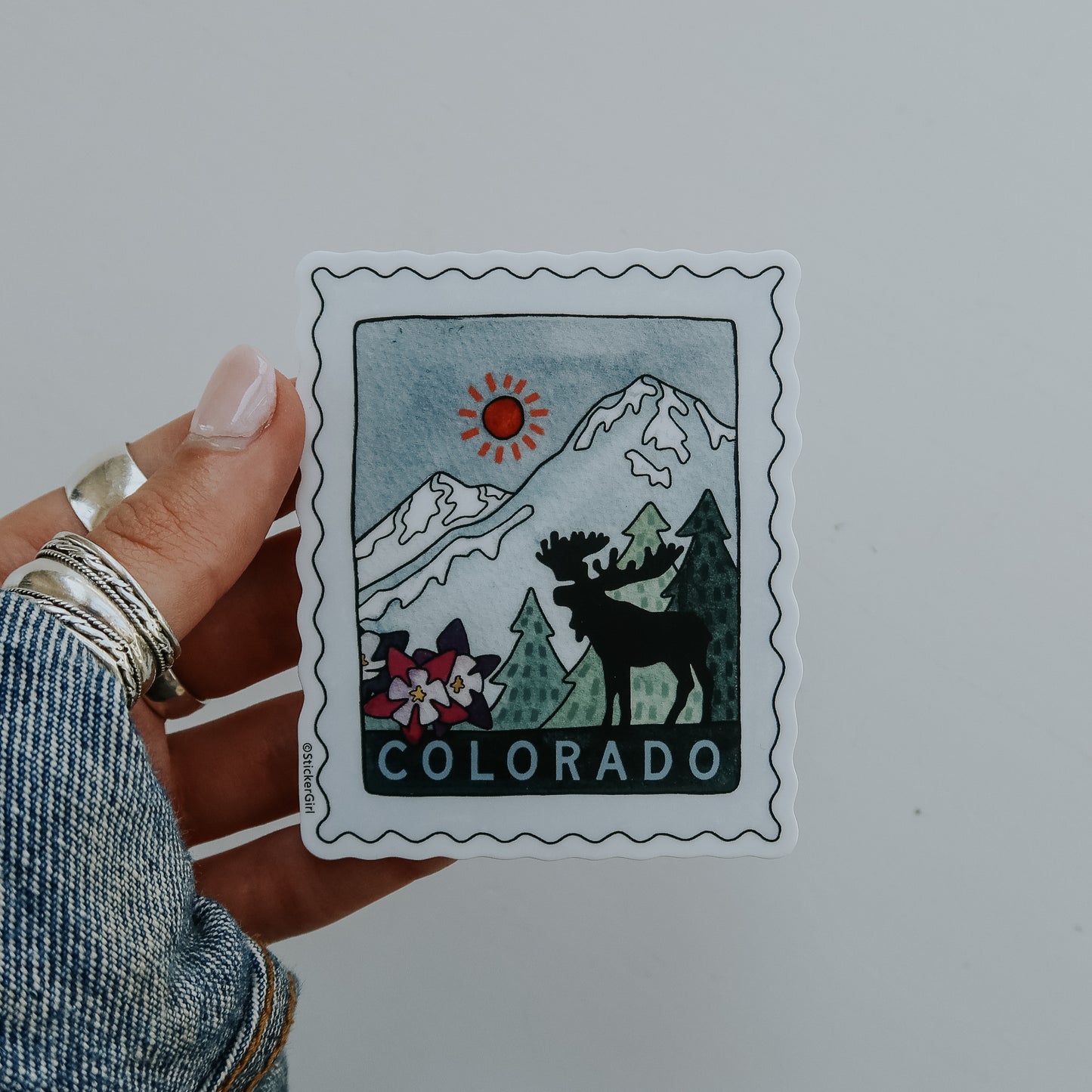 Colorado Moose Stamp