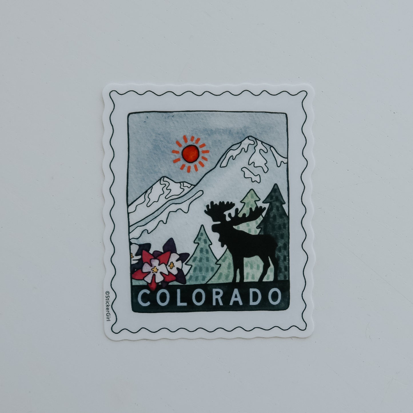Colorado Moose Stamp