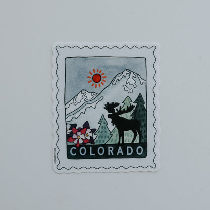 Colorado Moose Stamp