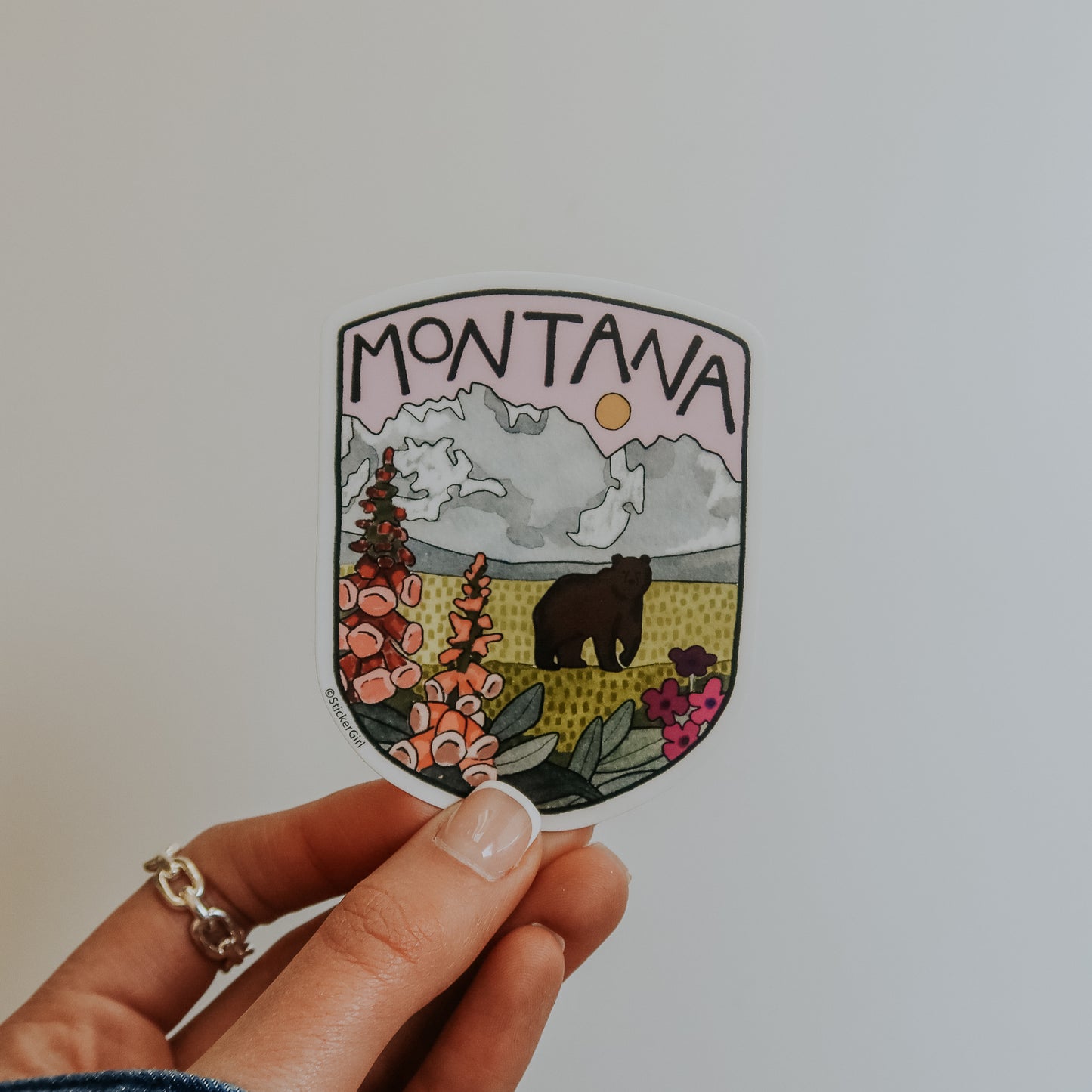 Montana Badge Vinyl Sticker