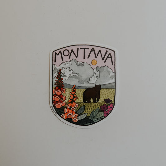 Montana Badge Vinyl Sticker