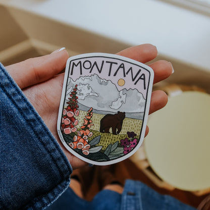 Montana Badge Vinyl Sticker
