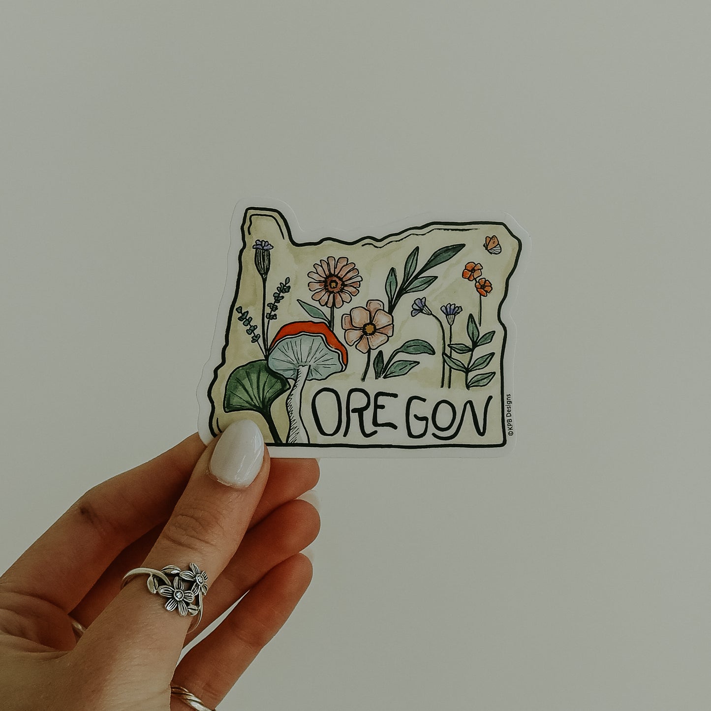 Oregon Wildflowers Sticker