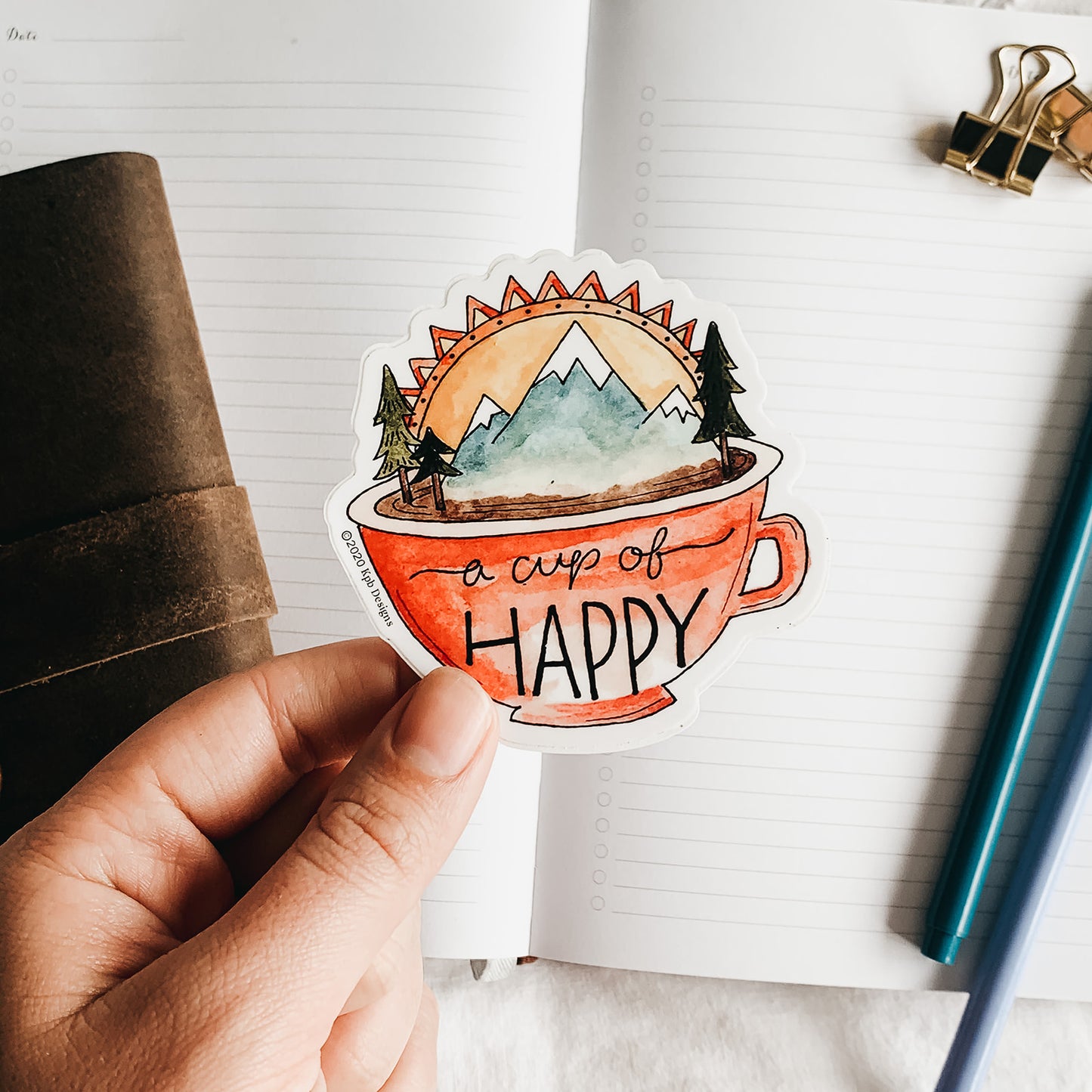 Cup of Happy Sticker