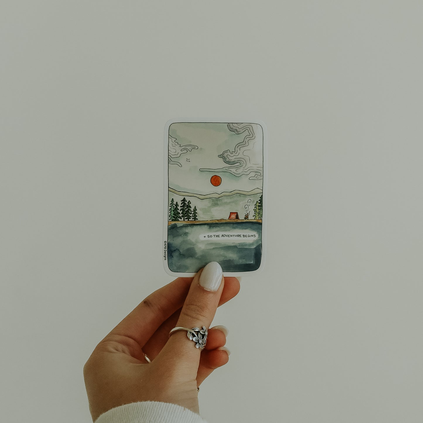 Adventure Begins Sticker