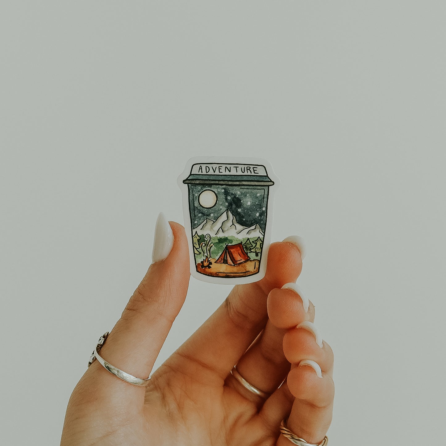 Adventure Cup Mini Sticker