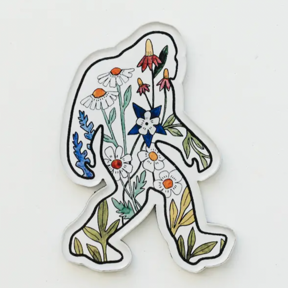 Wildflower Sasquatch Magnet