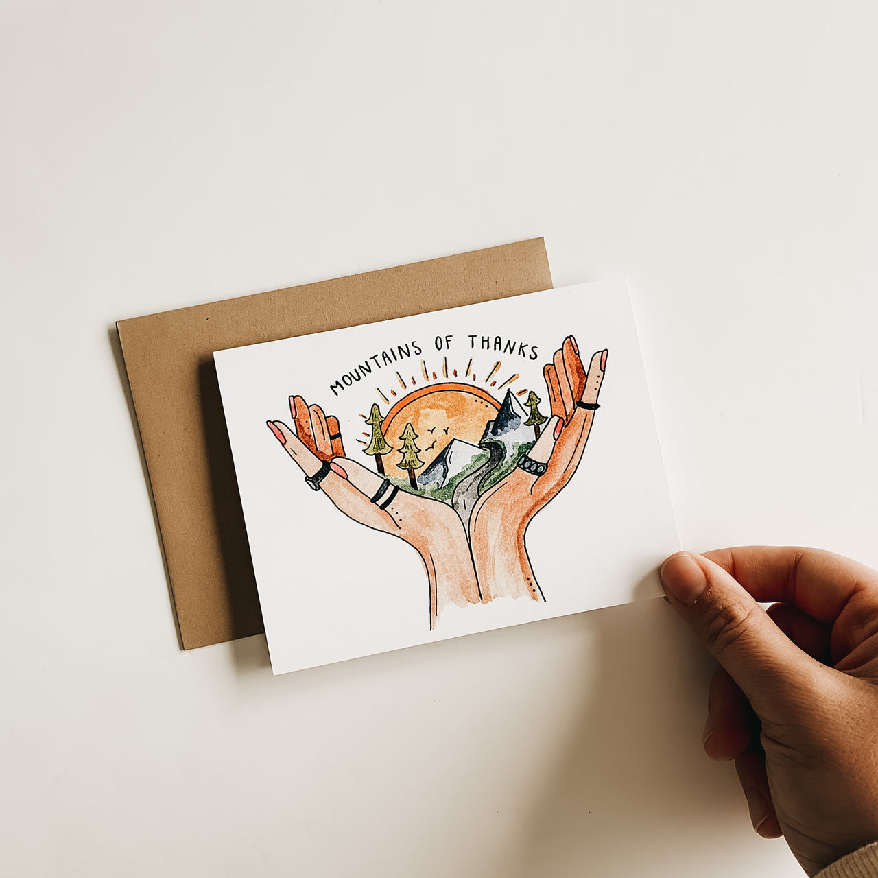 Mts of Thanks Sticker