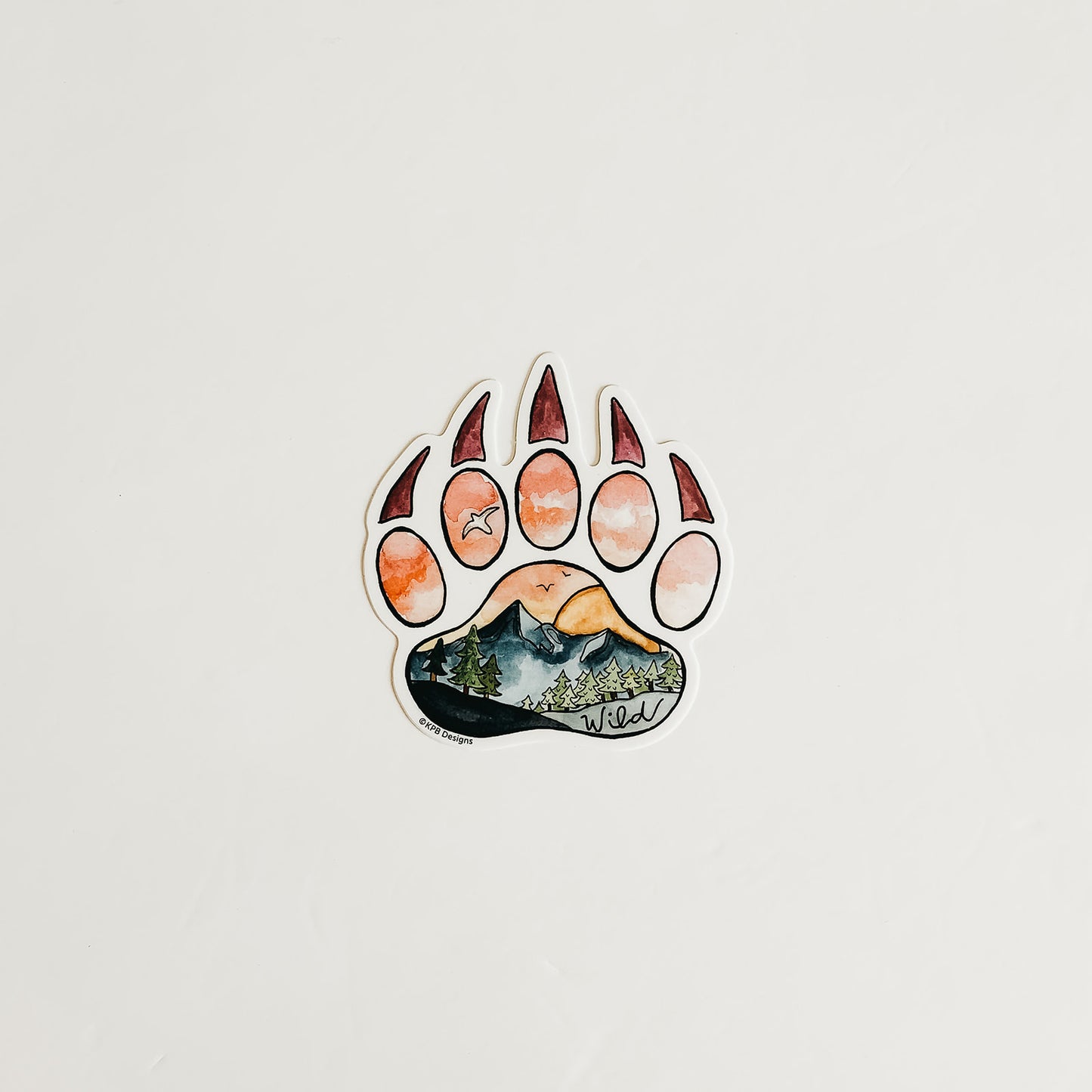 Bear Paw Sticker