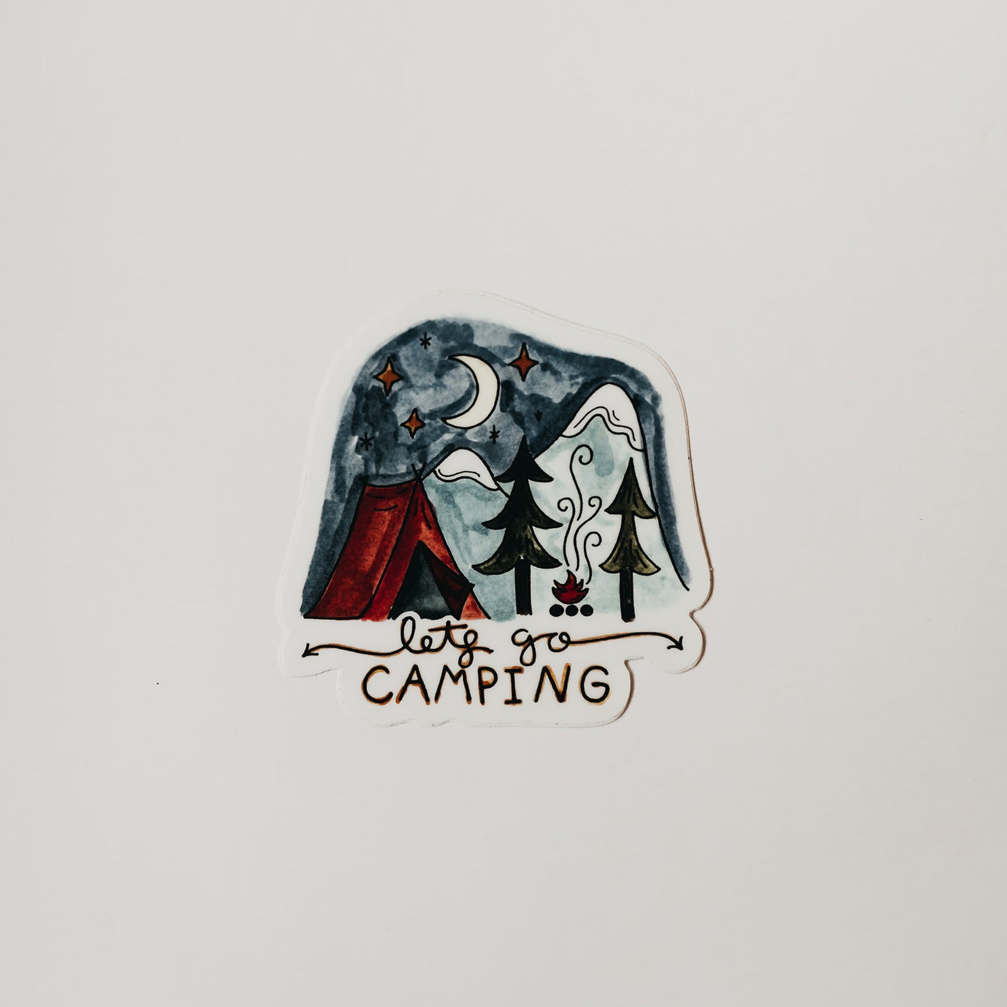 Camping Sticker