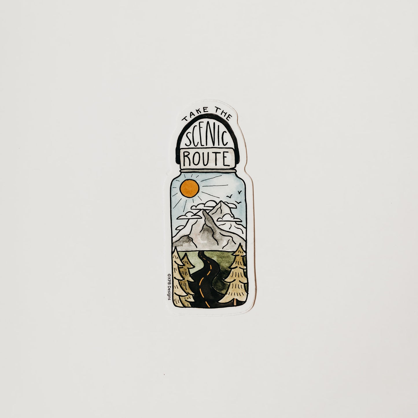 Scenic Route Sticker