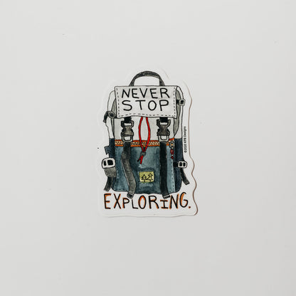 Backpack Sticker